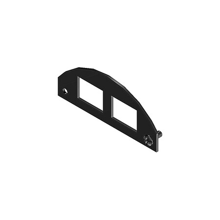 Abb 4X4 COM B PLATE - 2 KEYSTONE, JACKS, FPT4-CPB-2KEY